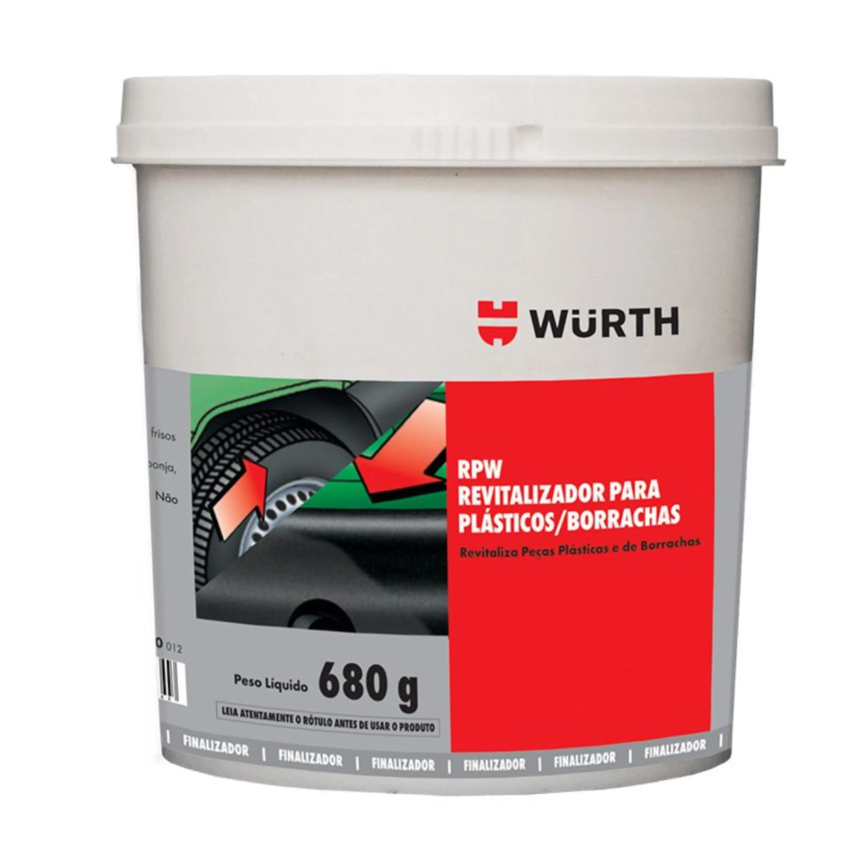 Revitalizador de Plásticos e Borrachas RPW 680g Wurth